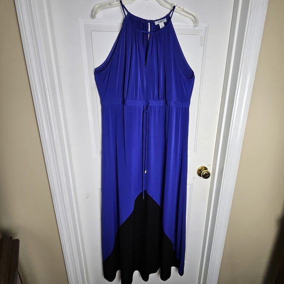 Cato Dresses & Skirts - CATO Women Lovely Cobalt Blue and Black Sundress Size Large